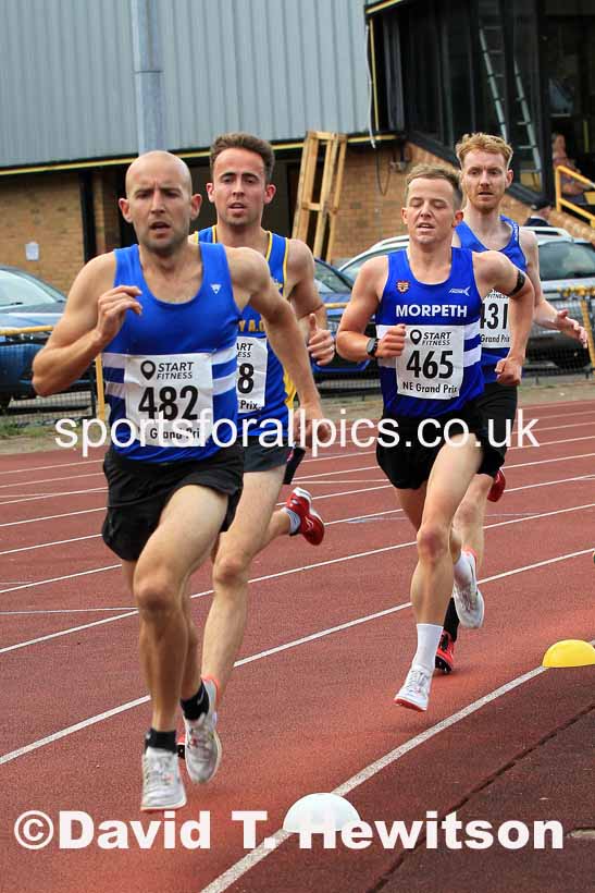 3000 metres, 2023 NEGP 4 Monkton, Wed., July 12th.  Photo: David T. Hewitson/Sports for All Pics
